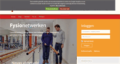 Desktop Screenshot of fysionetwerken.nl